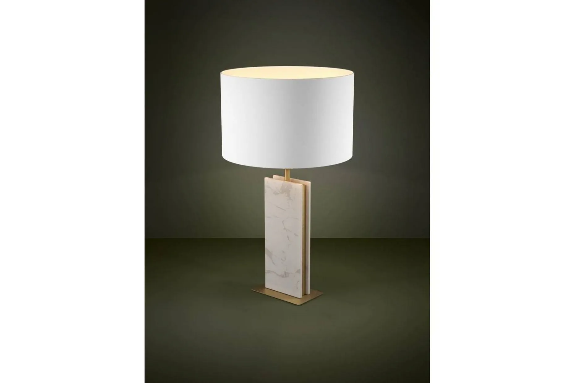 Bordslampa Eglo Belesar Mässing/Vit