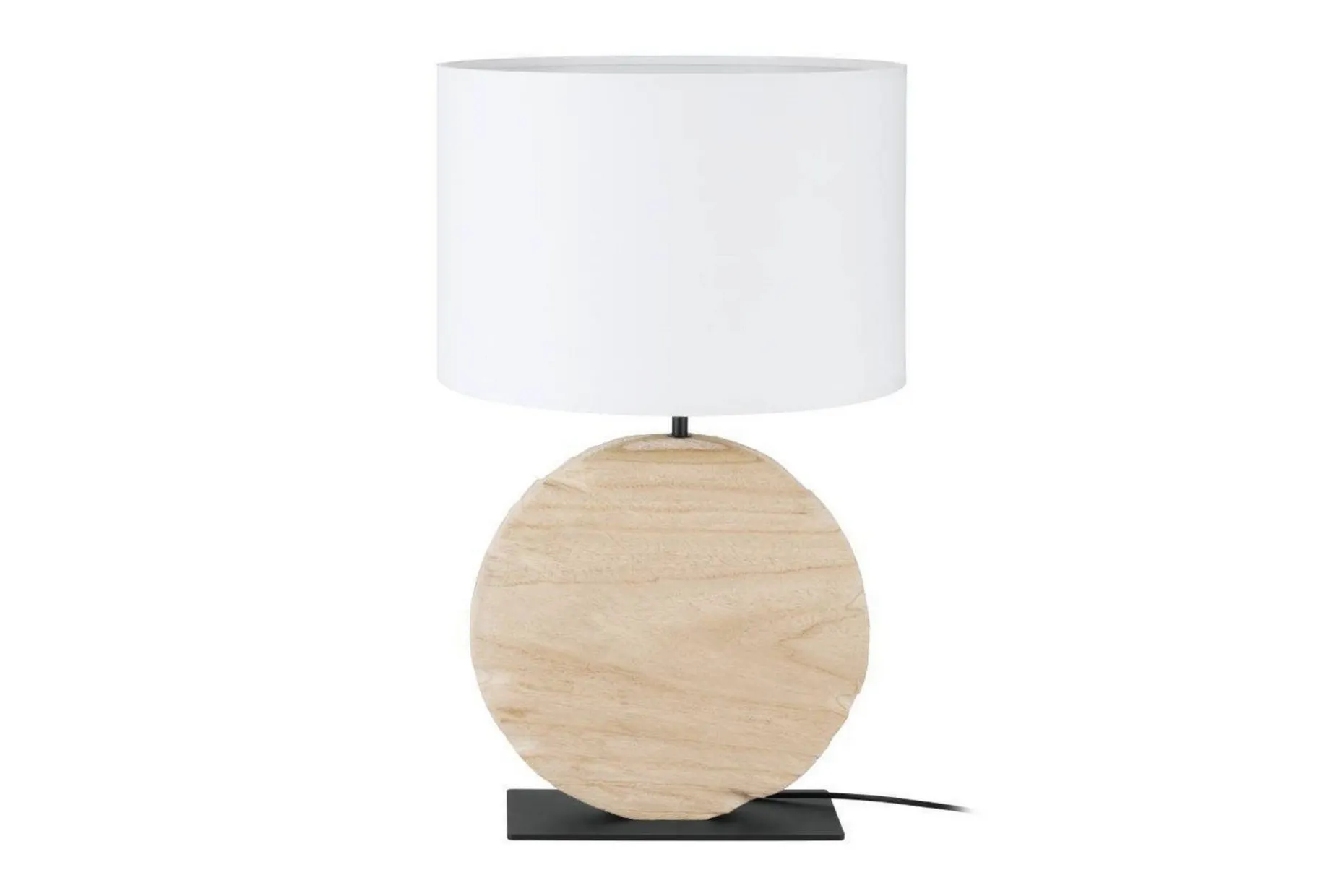 Bordslampa Eglo Contessore Rund Vit/Trä