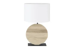 Bordslampa Eglo Contessore Rund Vit/Trä
