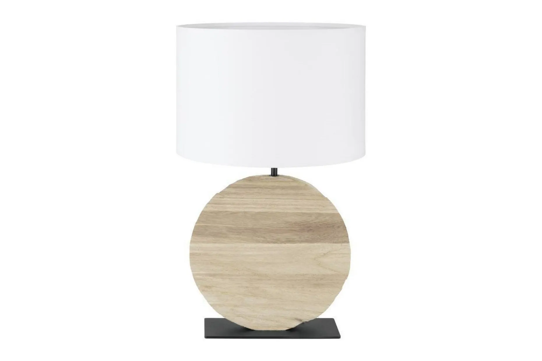 Bordslampa Eglo Contessore Rund Vit/Trä