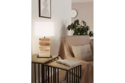 Bordslampa Eglo Contessore Rak Vit/trä