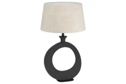 Bordslampa Eglo Diezma Svart/Natur 52 cm