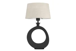 Bordslampa Eglo Diezma Svart/Natur 52 cm
