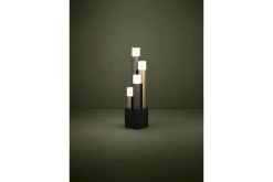 Bordslampa Eglo Estanterios Grå/Brun med 4 Lampor