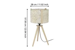 Bordslampa Eglo Hontongas Brun