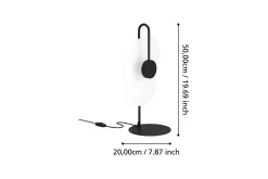 Bordslampa Eglo Larderia Svart/Vit