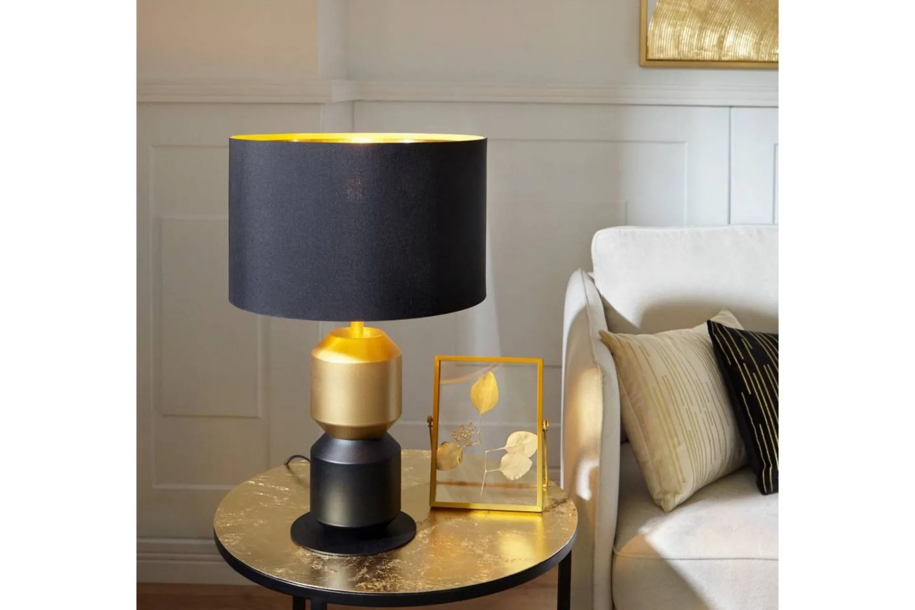 Bordslampa Eglo Laurignano Svart/Guld
