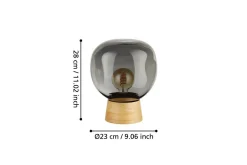 Bordslampa Eglo Magacela Grå/Transparent
