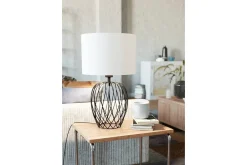Bordslampa Eglo Nimlet Svart Vit