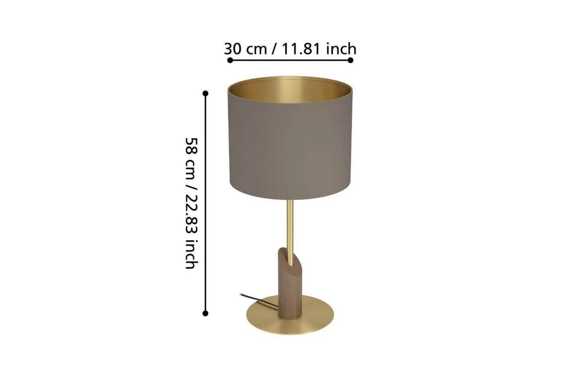 Bordslampa Eglo Santandria Cappuccino
