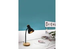 Bordslampa Eglo Veradal Svart, Brun