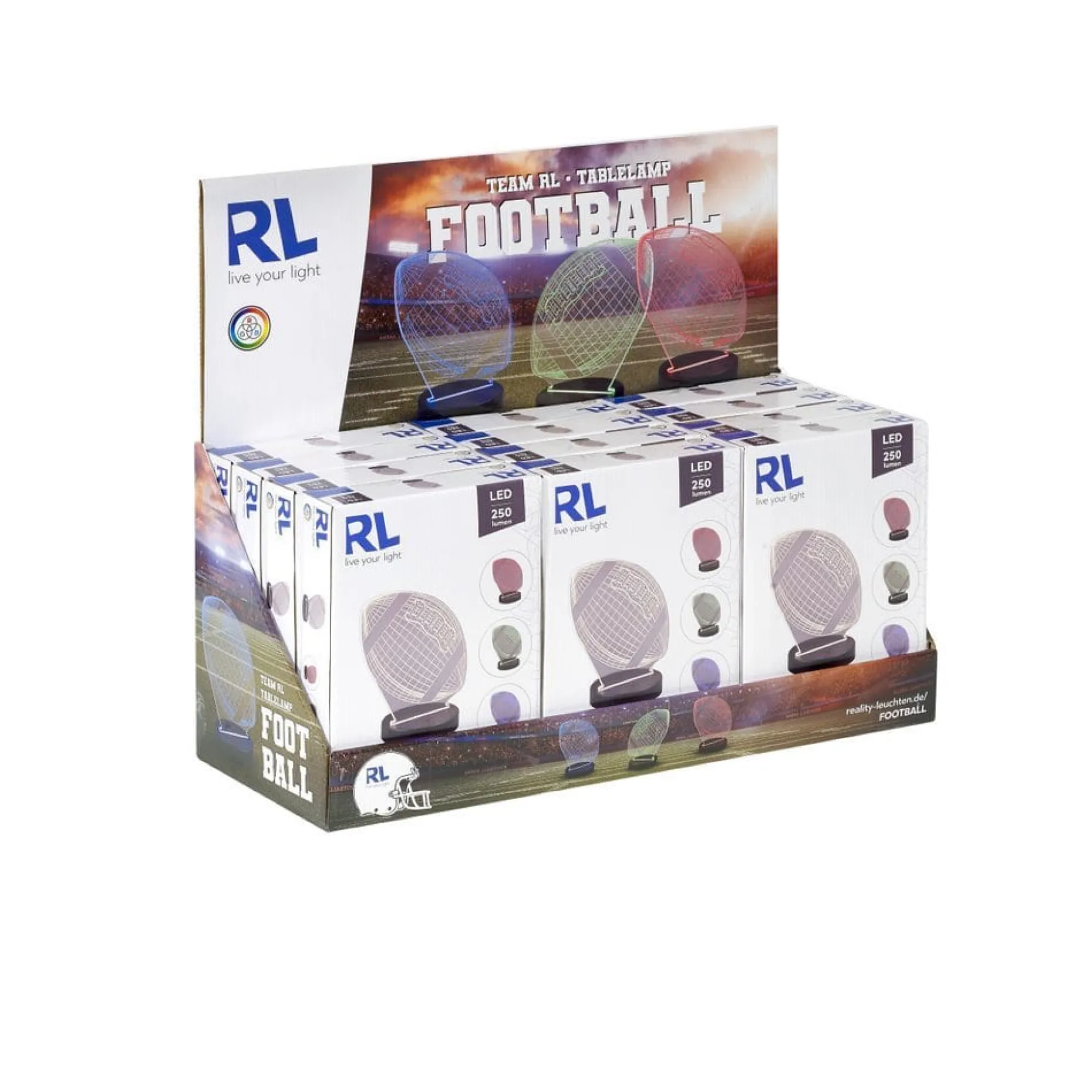 Bordslampa Football