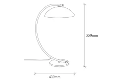 Bordslampa Mast Svart / Rany