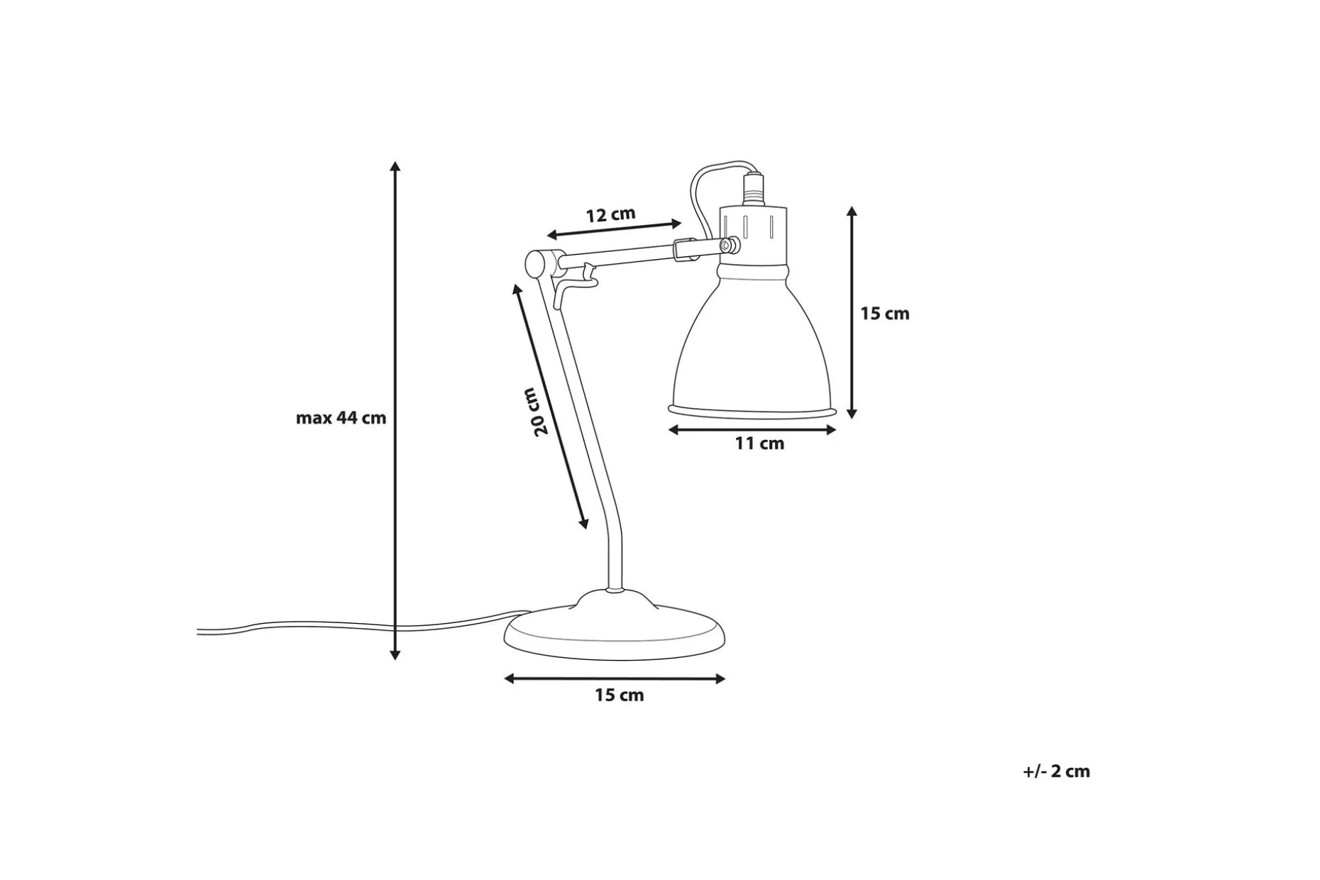 Bordslampa Monsan 15 cm