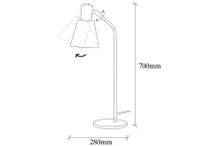 Bordslampa Sugana Giuseppe Vintage