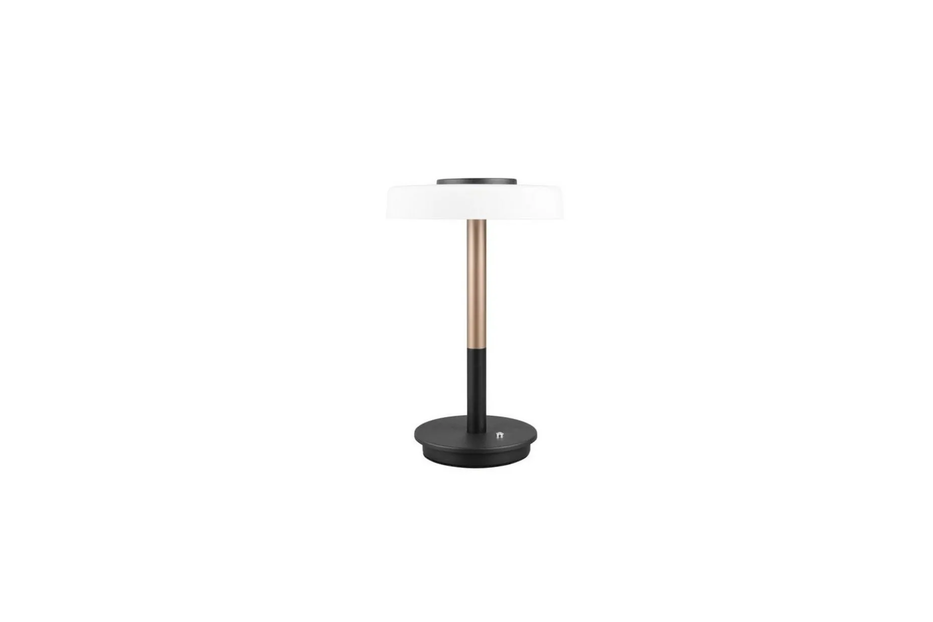 Bordslampa TRIO Celeste Mattsvart/vit/kaffebrun