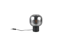 Bordslampa TRIO Diva Mattsvart/kromad