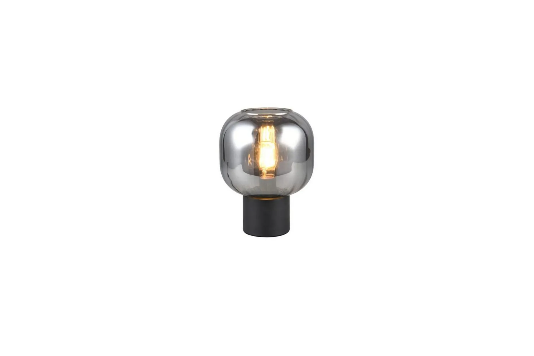 Bordslampa TRIO Diva Mattsvart/kromad