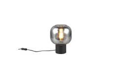 Bordslampa TRIO Diva Mattsvart/kromad