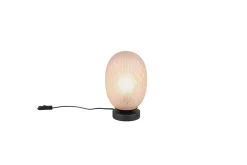 Bordslampa TRIO Facette Mattsvart/bärnsten