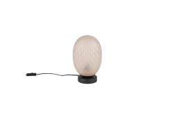 Bordslampa TRIO Facette Mattsvart/bärnsten
