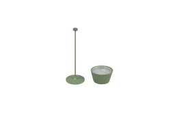 Bordslampa TRIO Suarez Pistage grön
