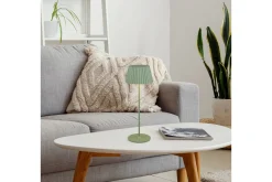 Bordslampa TRIO Suarez Pistage grön
