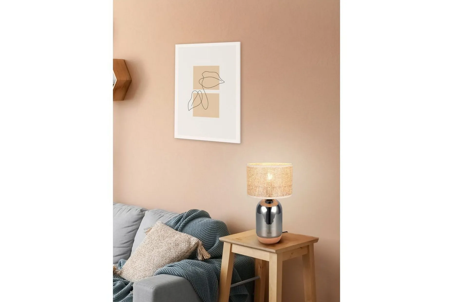 Bordslampa TRIO Tara 43 cm