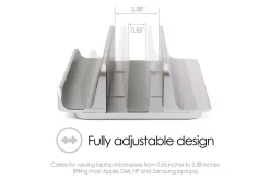 Bordsställ Desire2 2-in-1 Justerbar Aluminium