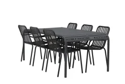 Borneo Matgrupp Utomhus 200 cm + 6 st Peking Karmstolar