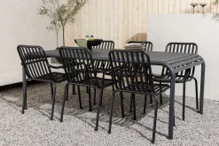 Borneo Matgrupp Utomhus 200 cm + 6 st Peking Karmstolar