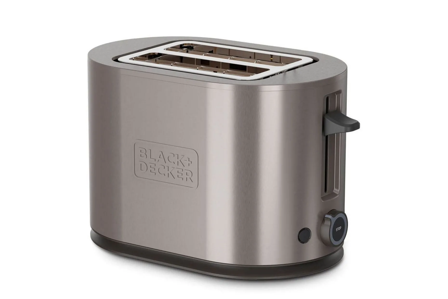 Brödrost Black+Decker 2 Fack Rostfritt 900W Stål