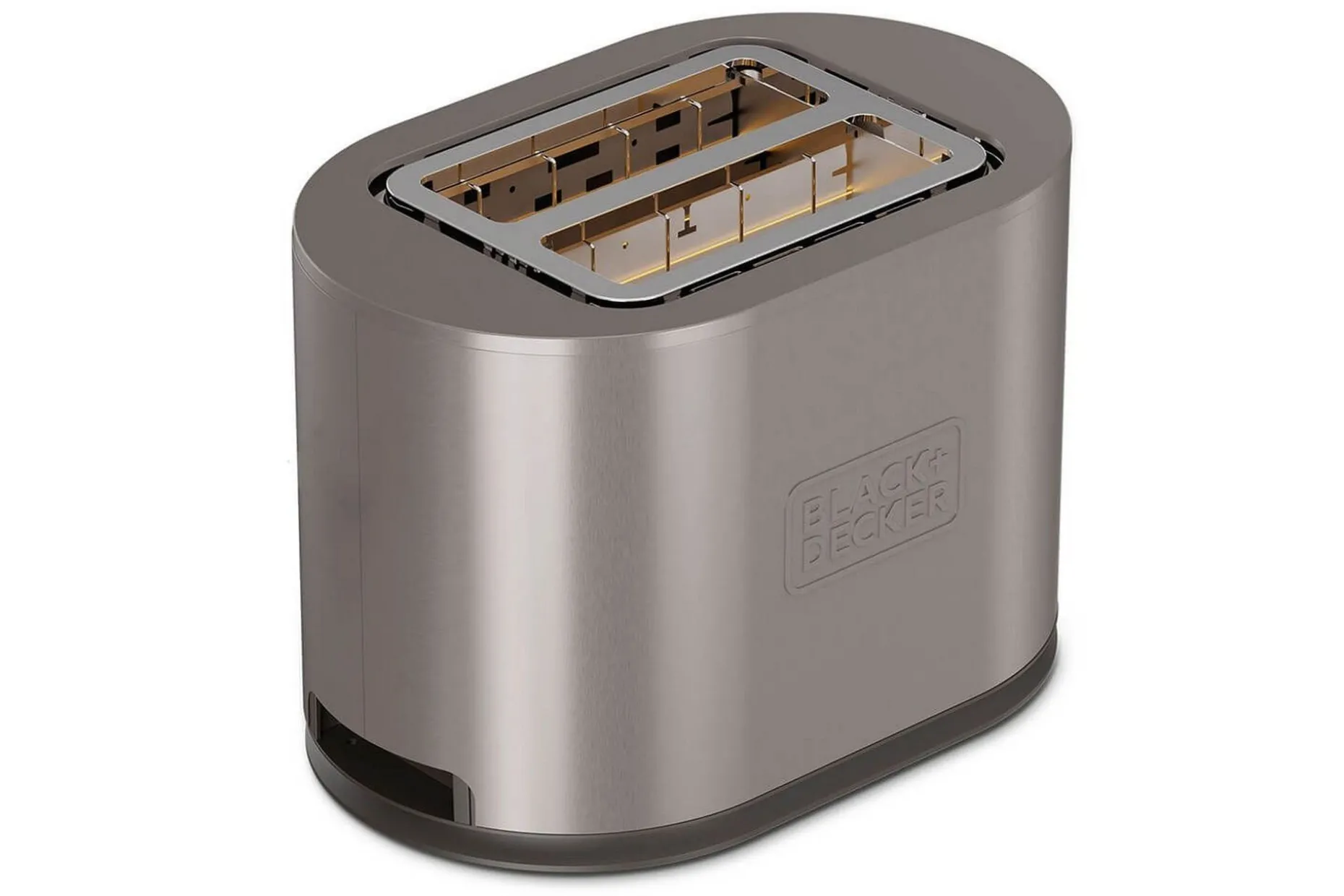 Brödrost Black+Decker 2 Fack Rostfritt Stål