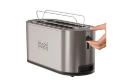 Brödrost Black+Decker 2 Fack Rostfritt Stål