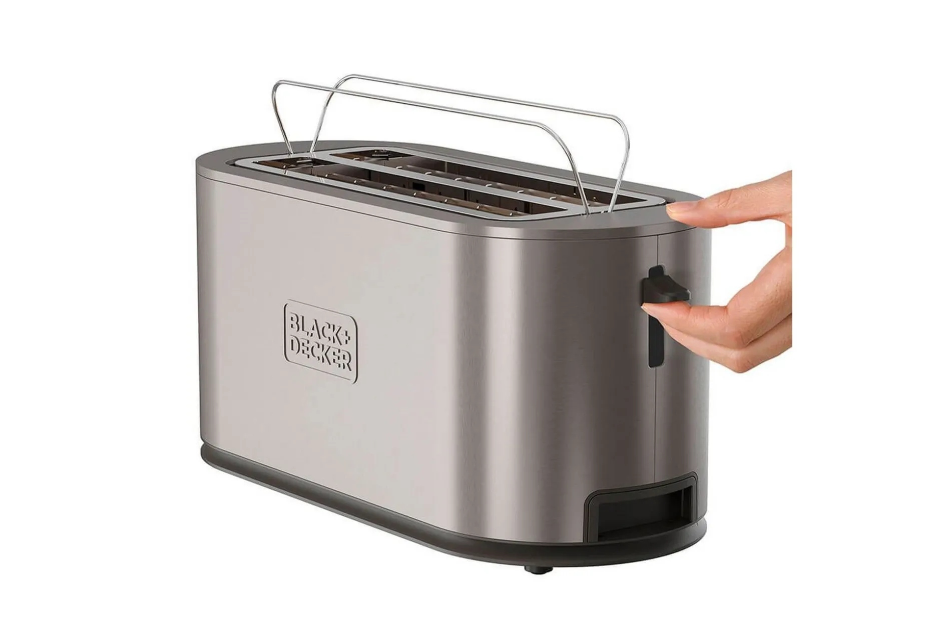 Brödrost Black+Decker 2 Fack Rostfritt Stål