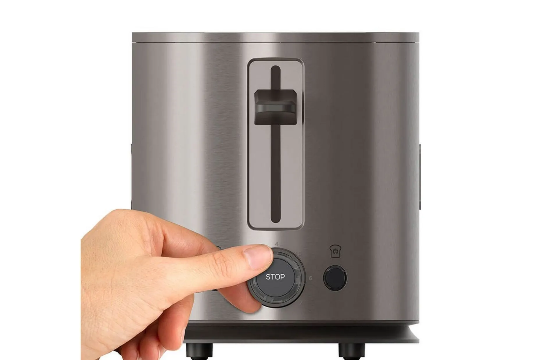 Brödrost Black+Decker 2 Fack Rostfritt Stål