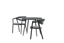 Break Cafégrupp Rund 90 cm + 2 Slit Matstol