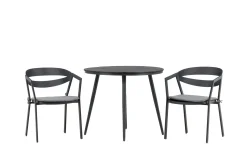 Break Cafégrupp Rund 90 cm + 2 Slit Matstol
