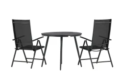 Break Caféset Rund Ø90 cm + 2 Break Positionsstol