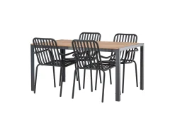 Break Matgrupp Utomhus 150 cm + 4 st Peking Karmstolar