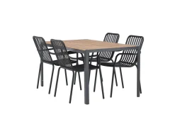 Break Matgrupp Utomhus 150 cm + 4 st Peking Karmstolar
