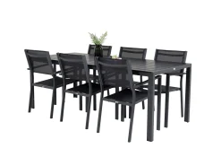 Break Matgrupp Utomhus 205 cm Rektangulär med 6 Copacabana Utestolar