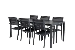 Break Matgrupp Utomhus 205 cm Rektangulär med 6 Copacabana Utestolar