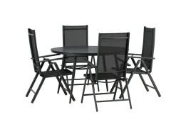 Break Matgrupp Utomhus Rund 120cm + 4 Break Positionsstol