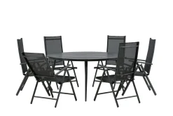 Break Matgrupp Utomhus Rund 150 cm + 6 Break Positionsstol