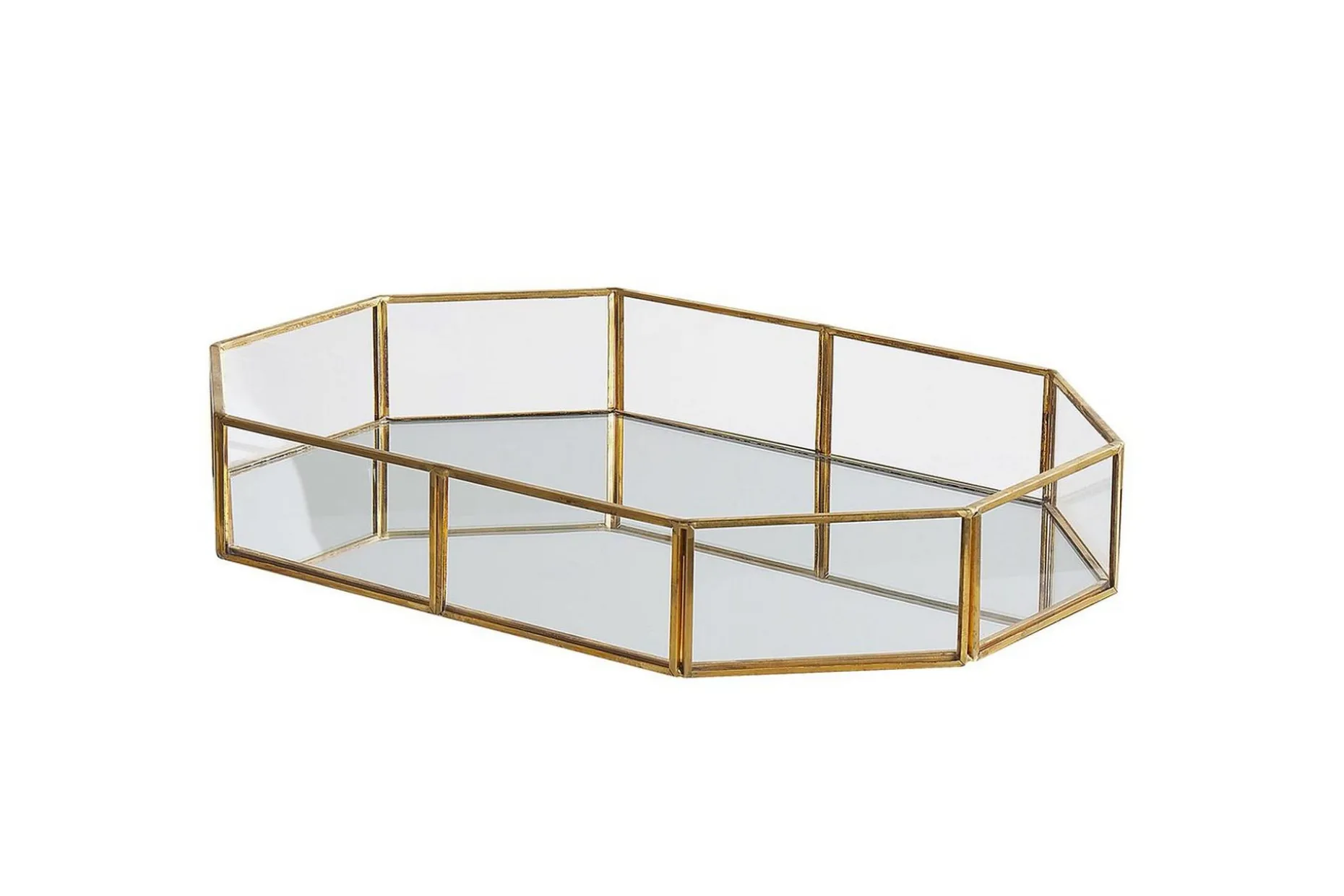 Bricka Chabris Guld/transparent