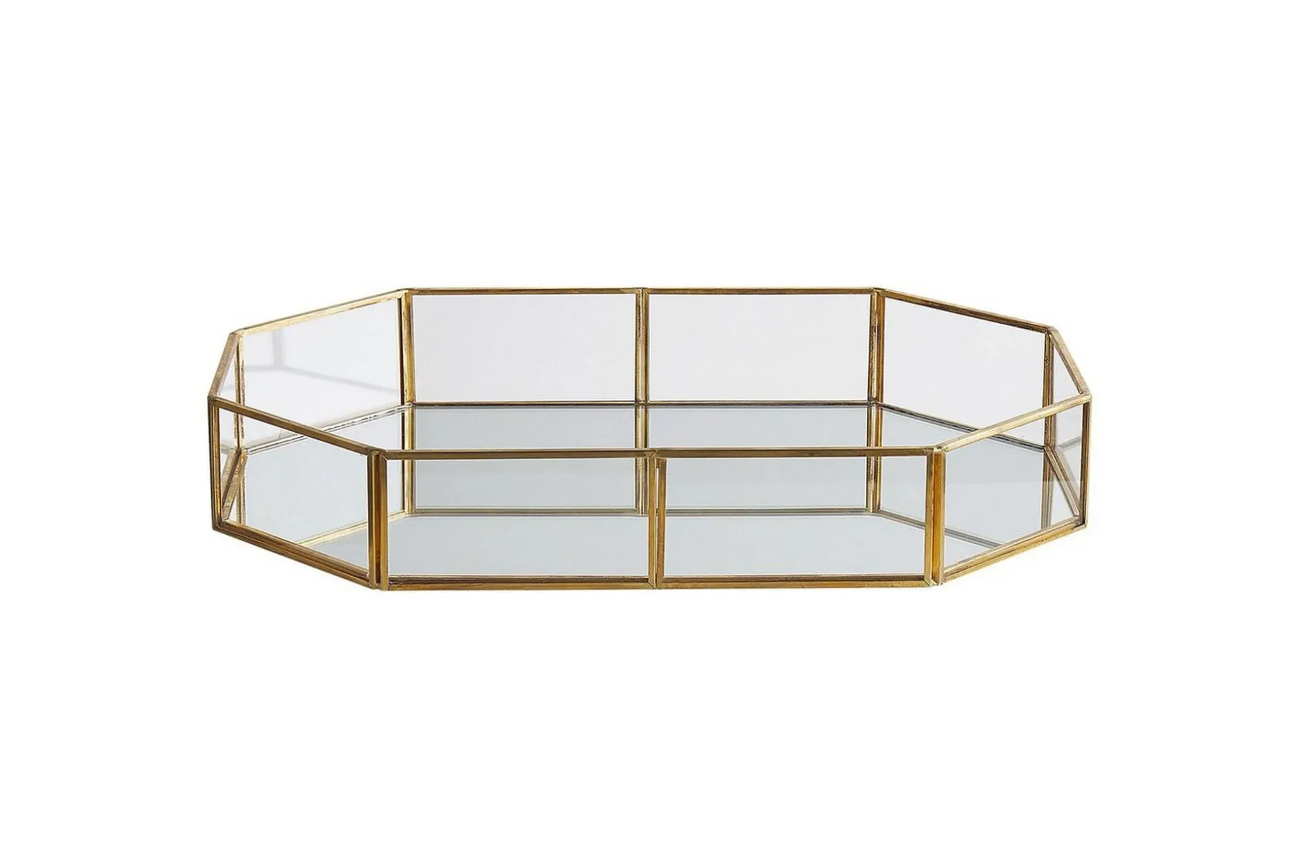 Bricka Chabris Guld/transparent