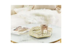Bricka Vatan Guld, 28x25x6 cm