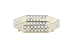 Bricka Vatan Guld, 28x25x6 cm