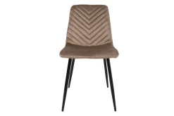 Brie Stol Beige Sammet